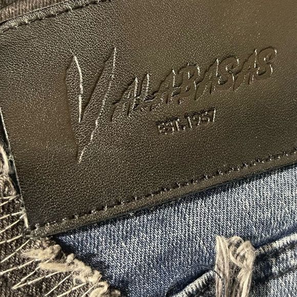VALABASAS MERCURY DENIM JEANS (BLACK-BLUE) VALABASAS MERCURY DENIM JEANS (sz 34) - Picture 2 of 10